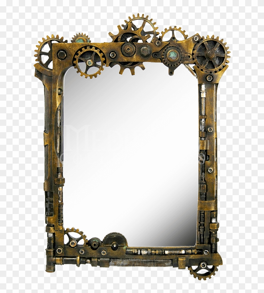 Steampunk Gear Wall Mirror Clipart