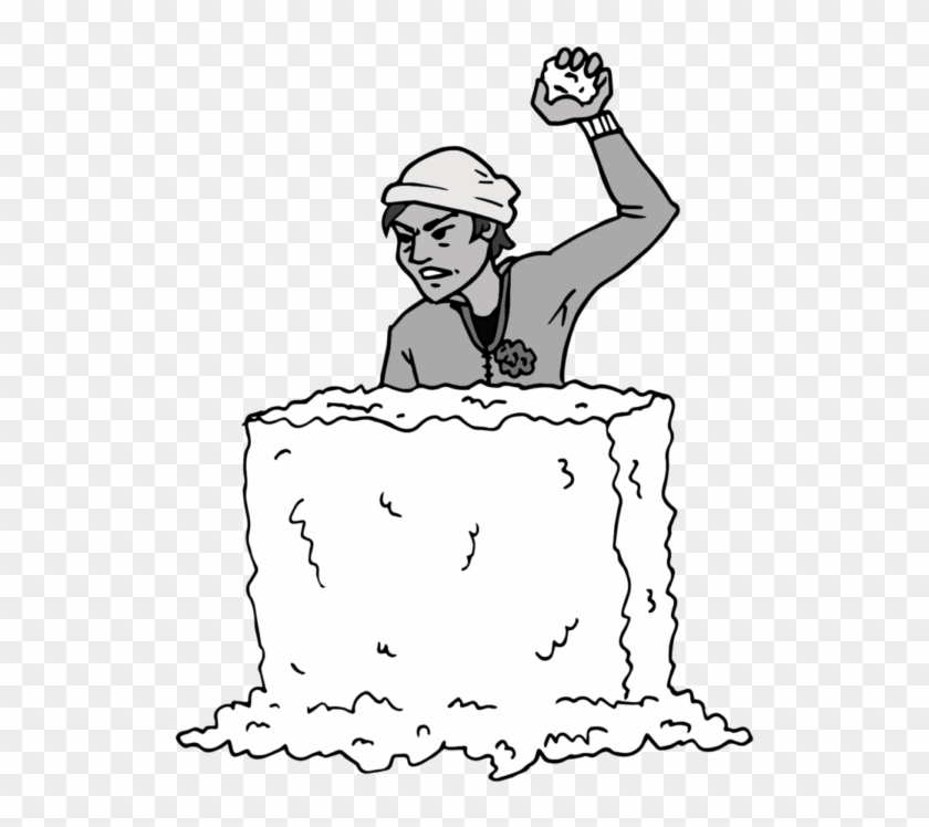 Snowball Fight Anonymous Alerts Used In Snowball Sabotage - Cartoon Clipart