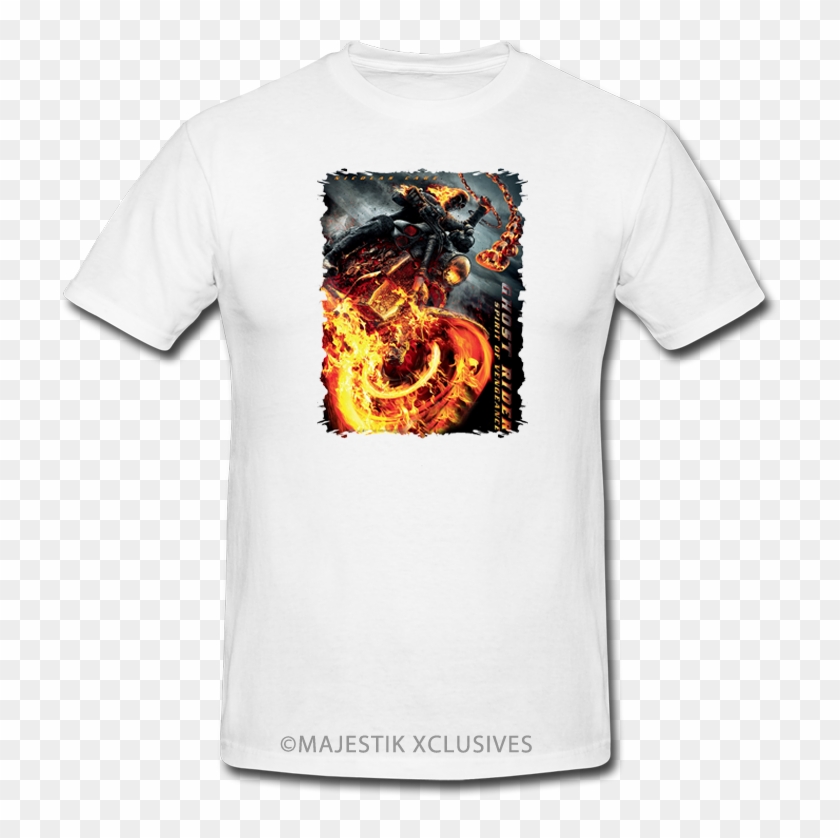 Ghost Rider Spirit Of Vengeance Movie T Shirt S Xl - Ghost Rider Spirit Of Vengeance Clipart #81885