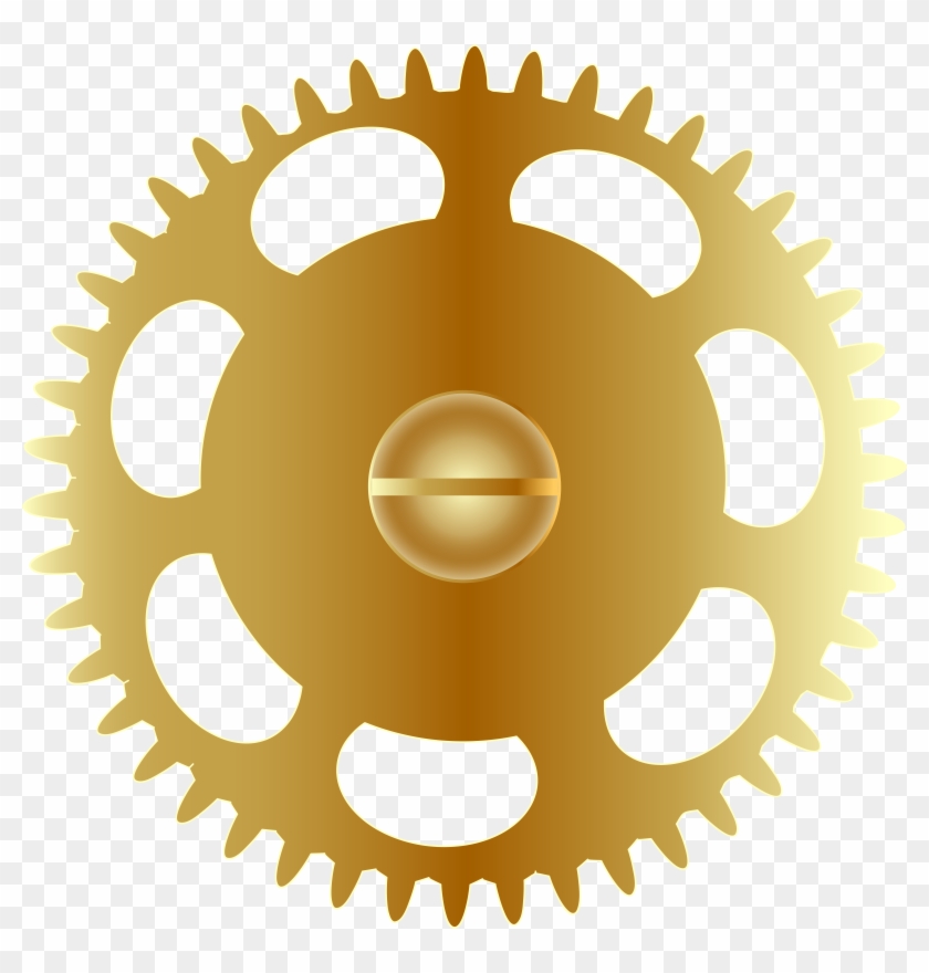 Gold Steampunk Gear Png Clip Art Image - Sunseed Desert Technology Transparent Png #81887
