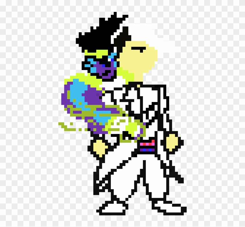 Jotaro Kujo Pixel Art , Png Download - Jotaro Kujo Pixel Art Clipart #81936