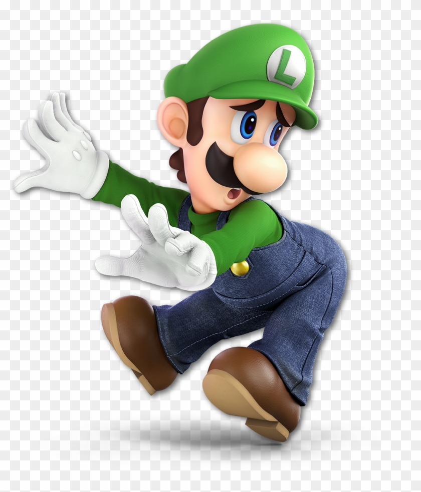 Luigi As He Appears In Super Smash Bros - Super Smash Bros Ultimate Characters Clipart #82066