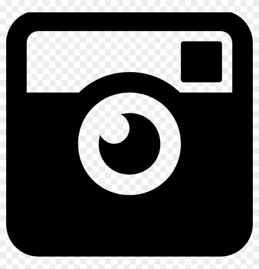 Icon Black And White Insta , Png Download - Fb Instagram Logo Png Black Clipart #82196