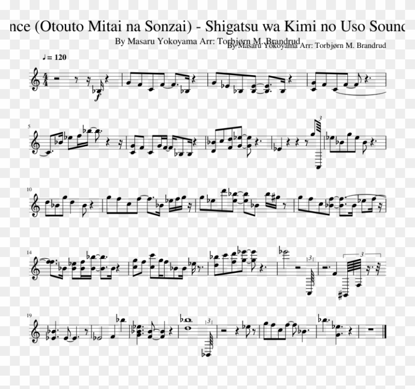 Presence - Havana Trumpet Sheet Music Clipart #82276