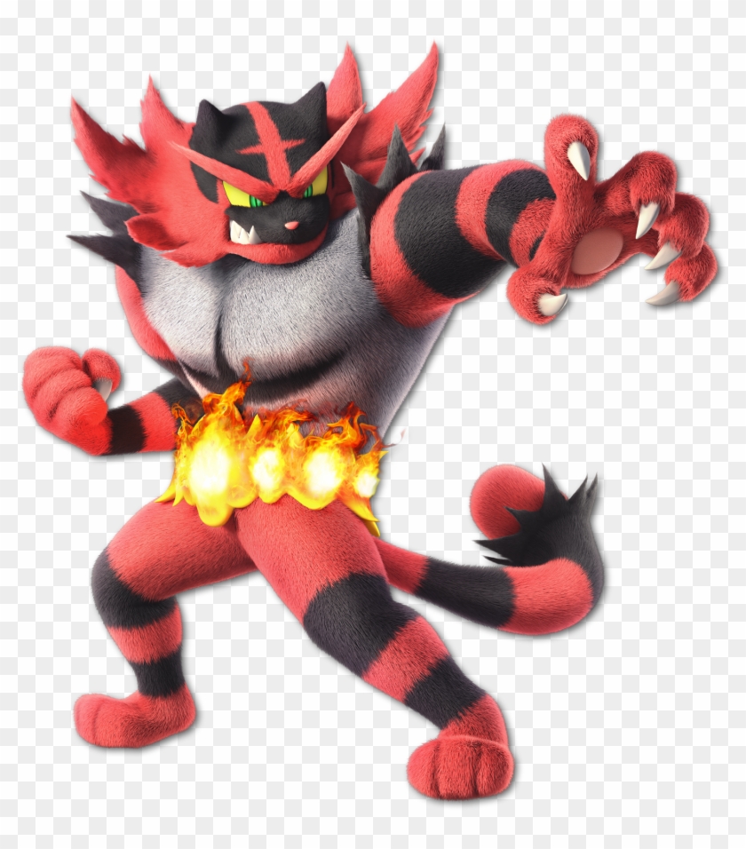 Incineroar - Incineroar Smash Bros Render Clipart #82318