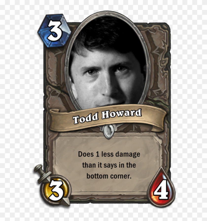 Todd Howard Hearthstone Card - Todd Howard Clipart
