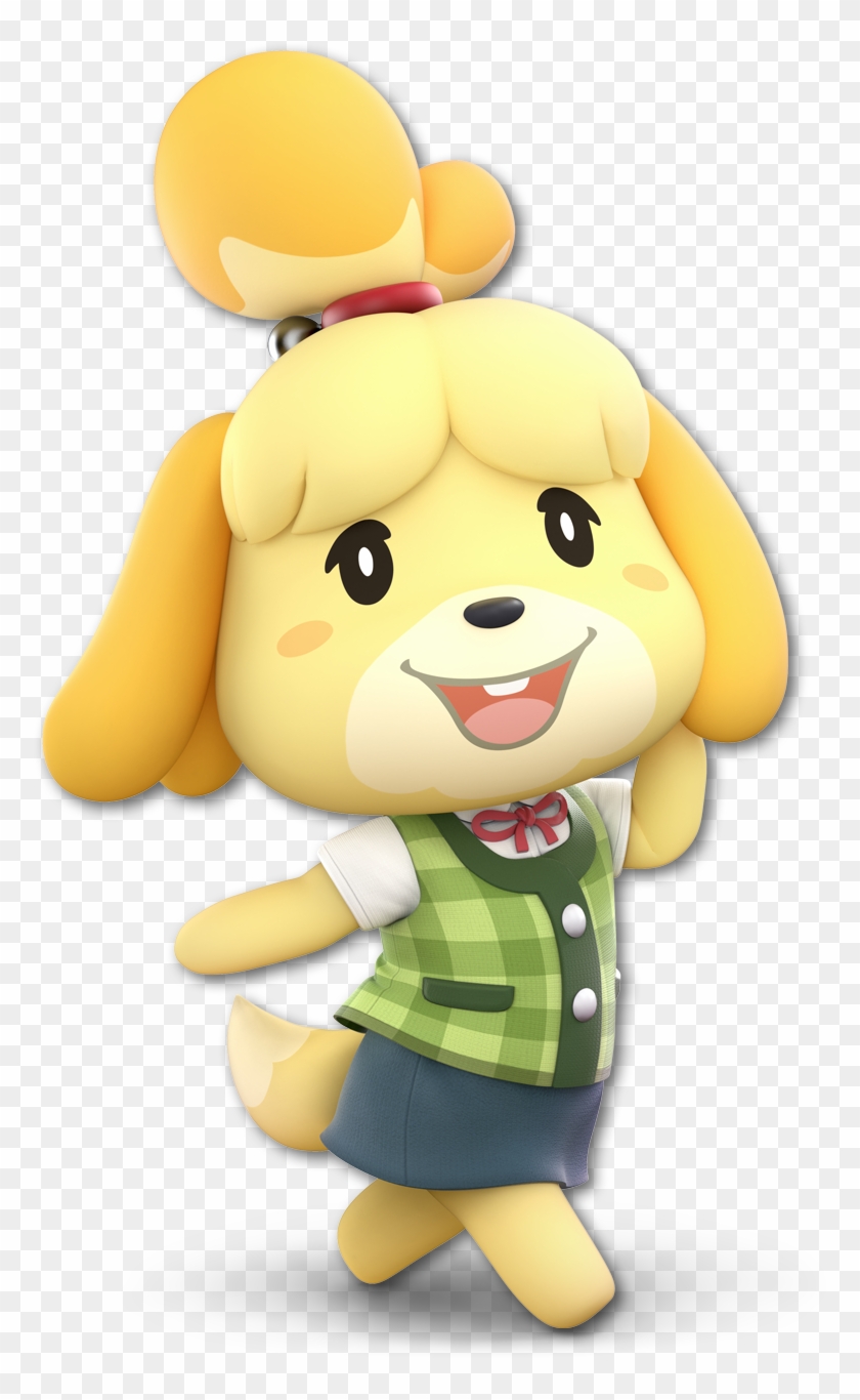 After Unlocking All Characters From The Mario Group, - Isabelle Super Smash Bros Ultimate Clipart
