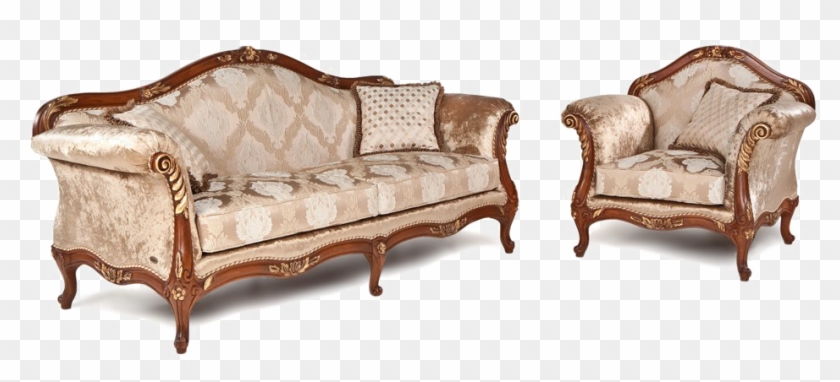 Vintage Sofa Png Image Background - Classic Sofa Furniture Png Clipart #82455