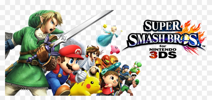 Smashbros3ds Cast - Super Smash Bros 3ds Png Clipart #82508