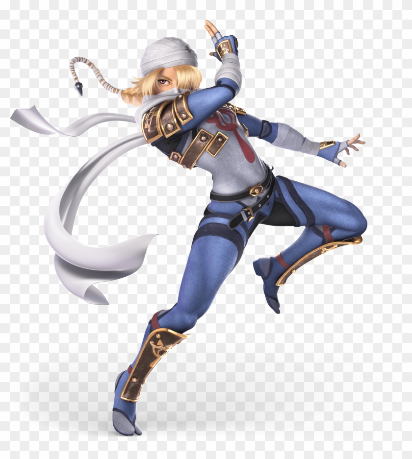 Players And Observations From The Nintendo Streams, - Super Smash Bros Ultimate Sheik Clipart #82569