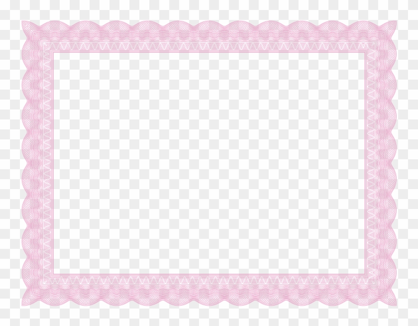 Formal Certificate Border - Paper Product Clipart