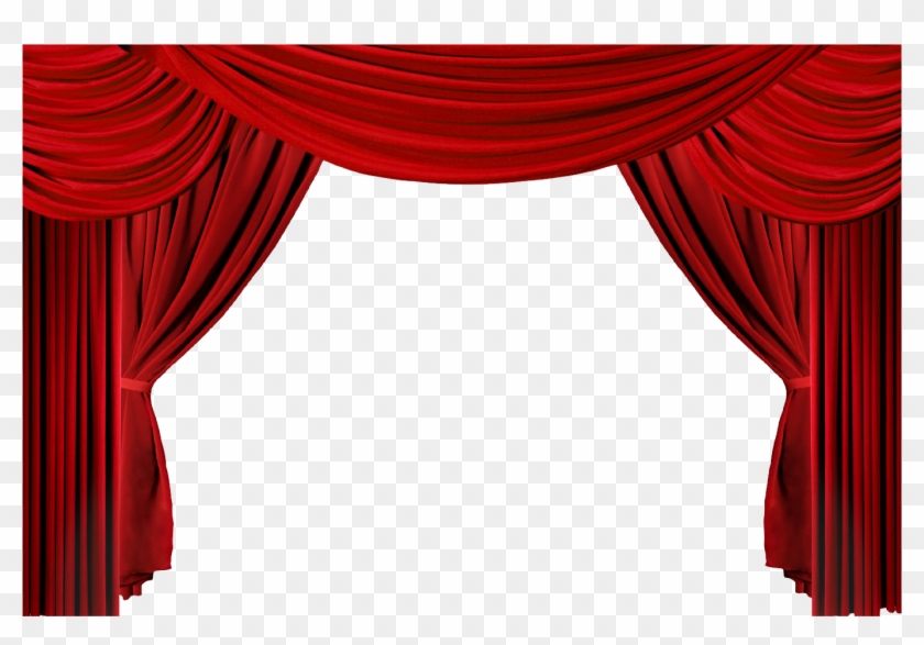 Red Curtains Png Clipart #82741