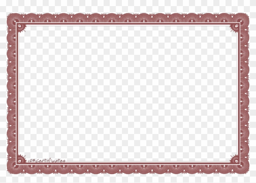 Blank Certificate Template Png Clipart Template Clip - Certificate Borders And Frames Transparent Png #82866