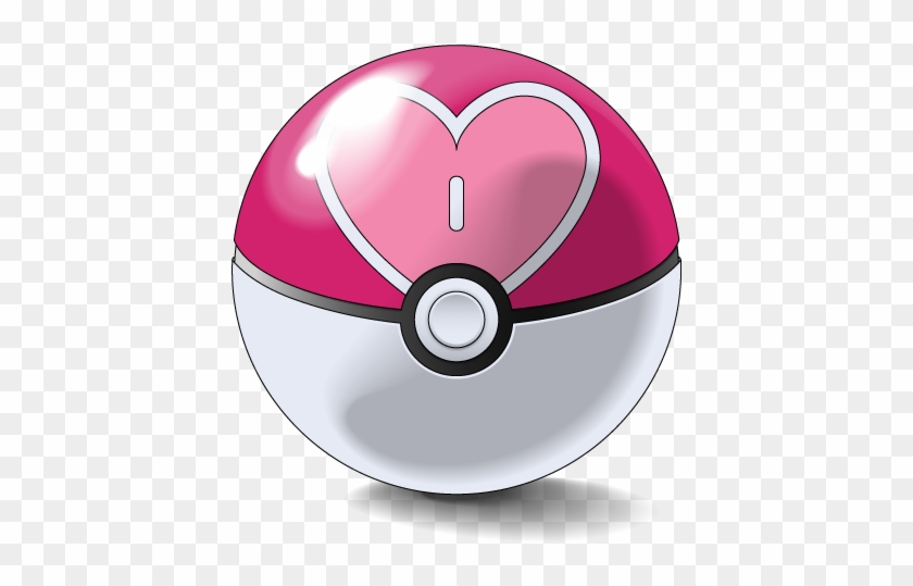 Pokemon Ball Png - Pokemon Love Ball Png Clipart