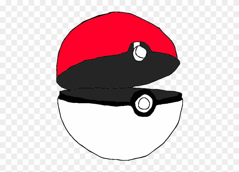 Pokemon Ball Open Png - Open Pokeball Clipart
