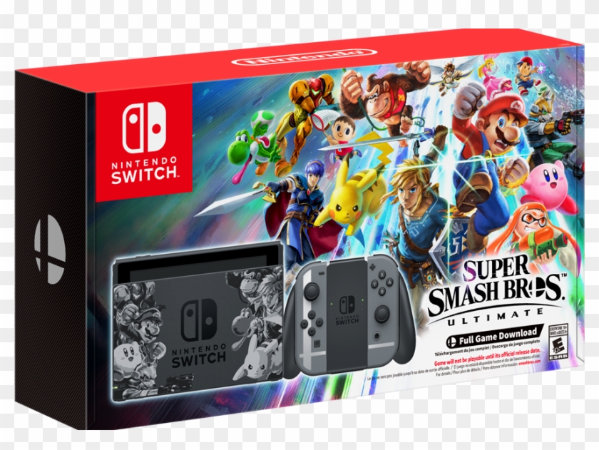 Super Smash Bros Ultimate Is Getting A Special Edition - Nintendo Switch Super Smash Bros Bundle Clipart #83054