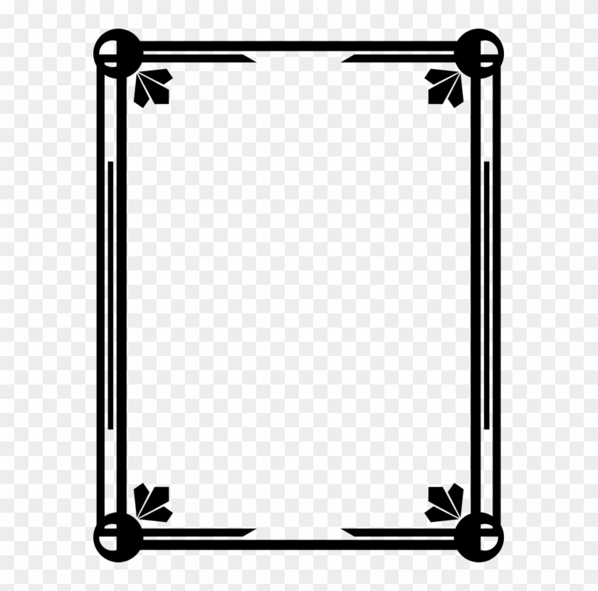 All Photo Png Clipart - Certificate Border Design Black Transparent Png