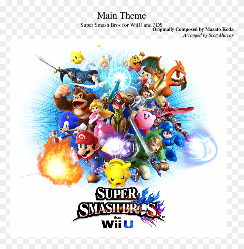 Print - Super Smash Bros Wii U Png Clipart #83469