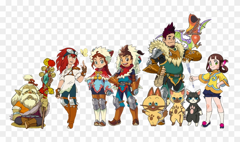Besides The Whole Monster Rider Thing, The Combat System - Cheval Monster Hunter Stories Clipart #83527