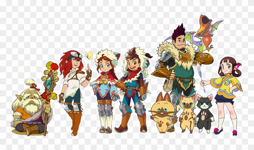 Besides The Whole Monster Rider Thing, The Combat System - Cheval Monster Hunter Stories Clipart