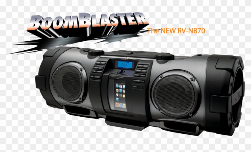 Cd Boombox With Iphone/ipod Dock And Twin Super Woofers - Jvc Rv Nb70 Kaboom Clipart #83557
