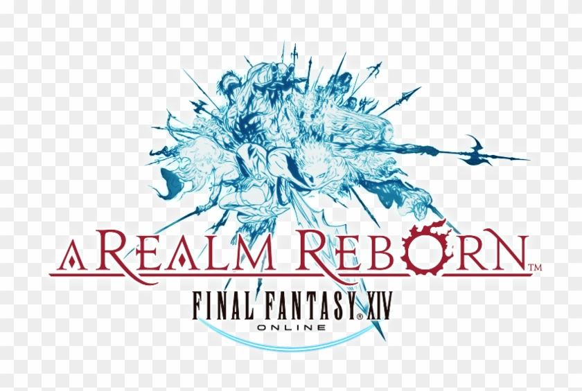 Final Fantasy Xiv Getting New Updates And Monster Hunter - Ff14 A Realm Reborn Logo Clipart #83559
