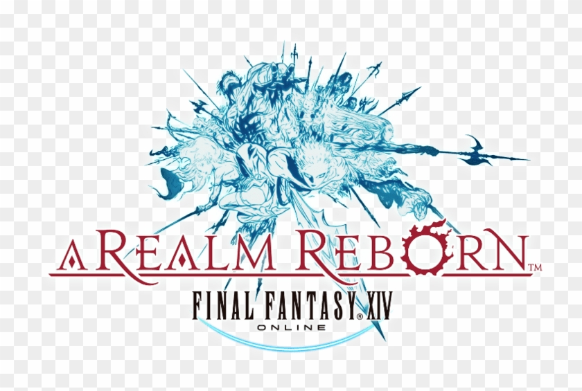 Final Fantasy Xiv Getting New Updates And Monster Hunter - Ff14 A Realm Reborn Logo Clipart