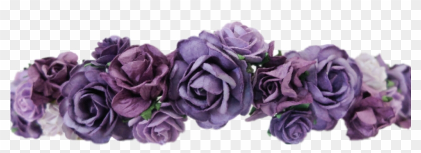 Purple Flower Crown Png Flowercrown Flowerheadband - Lilac Flower Crown Transparent Clipart #83576