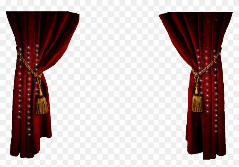 Curtain Clipart Top - Theater Curtains Png Transparent #83745