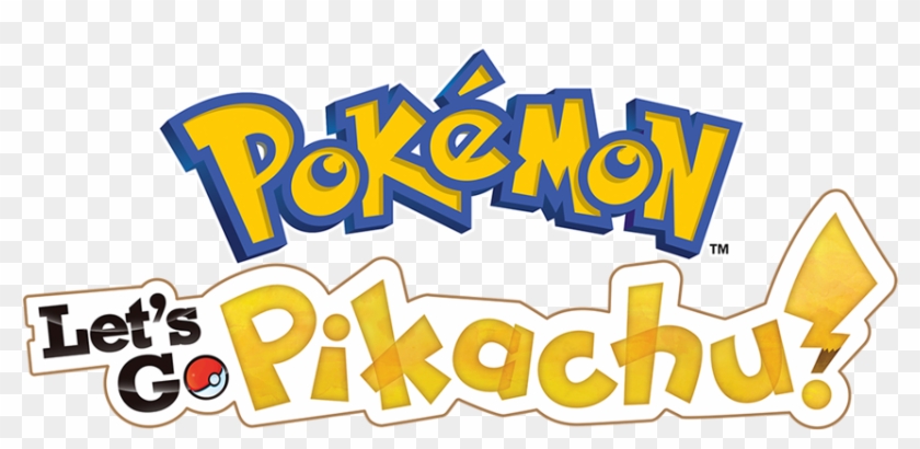 Pokemon Let's Go Pikachu And Let's Go Eeevee Versions - Pokemon Let's Go Title Clipart #83765