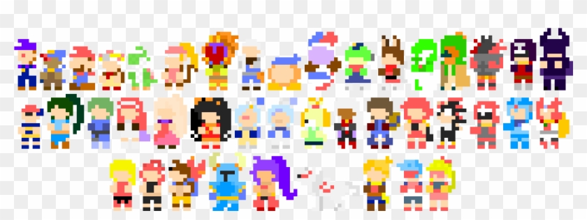 Everybody Else Is Pixelated - Super Smash Bros Logo Pixelated Clipart