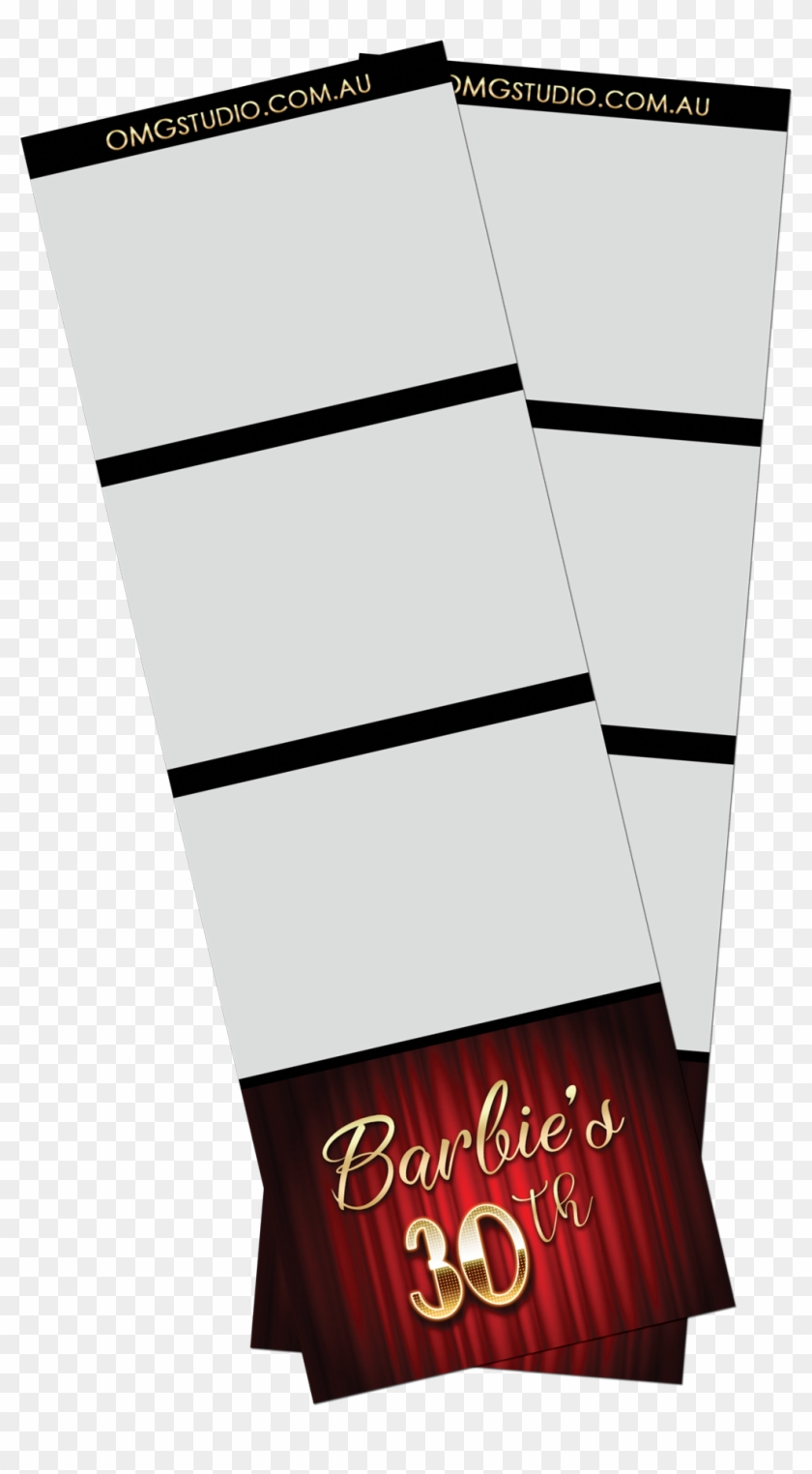 Red Curtain Photobooth Print - Poster Clipart