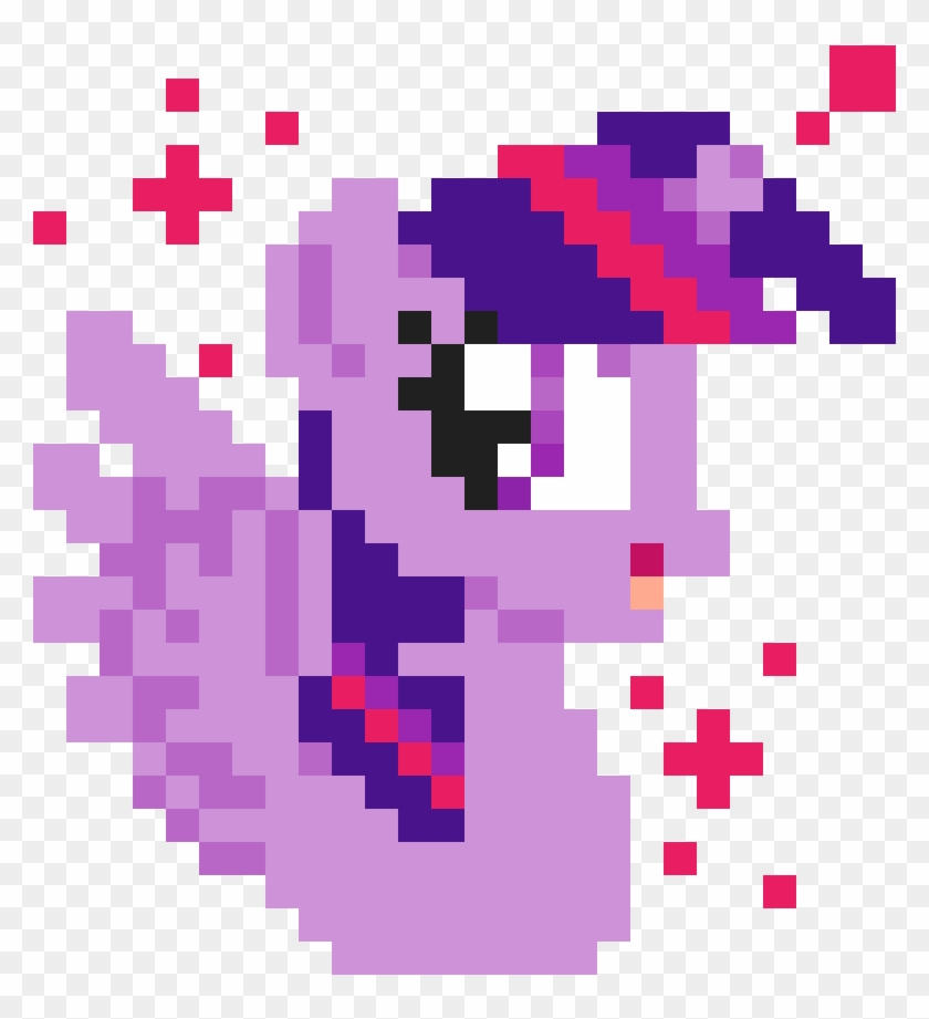 Twilight Sparkle Mlp Pixel - Twilight Sparkle Pixel Clipart #84269
