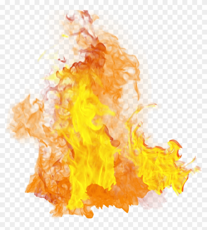 Fire Transparent Image - Fire On Transparent Background Clipart