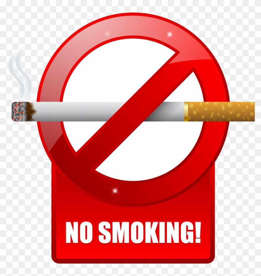 No Smoking Warning Sign Png Png Images - 3d No Smoking Sign Clipart