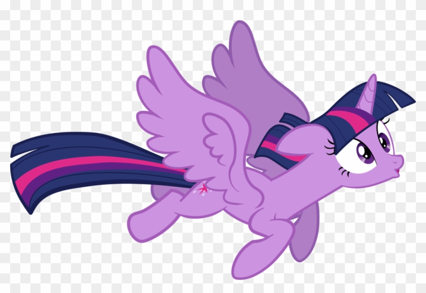 This Morning On - Twilight Sparkle With Wings Flying Clipart #84766