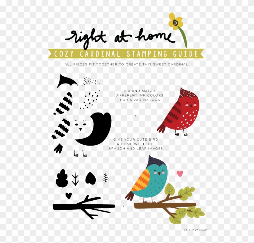 Right At Home Squirrel Stamp Clipart