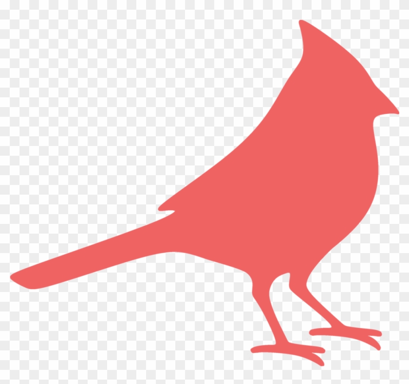 Cardinal Coffee Cart - Cardinal Silhouette Png Clipart #84819