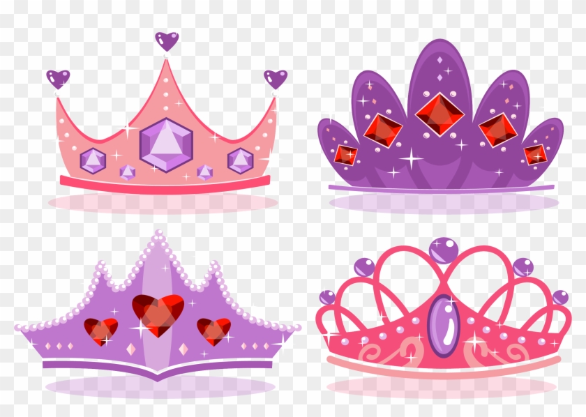 Png Princess Crown 5 Tree - Princess Crown Purple Png Clipart