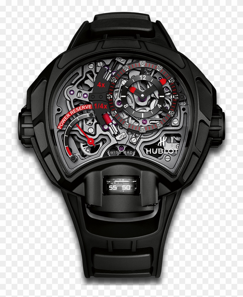 Mp Mp-12 Key Of Time Skeleton All Black - Watch Clipart #85154