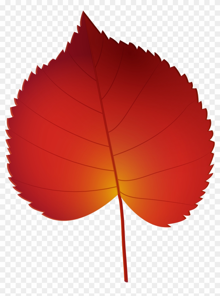Red Autumn Leaf Png Clip Art Transparent Png #85242