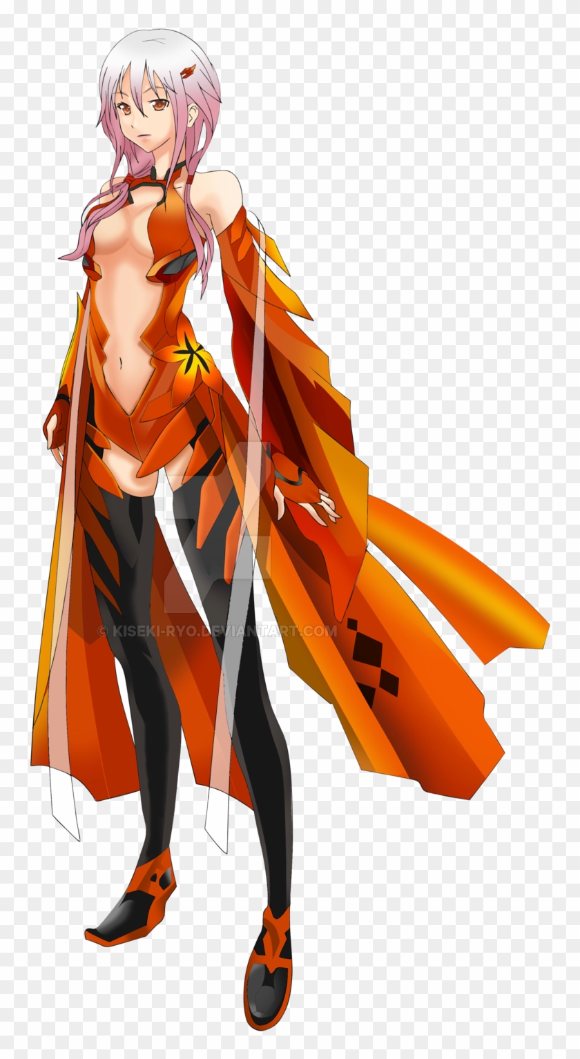 Guilty Crown Png Image - Guilty Crown Inori Character Design Clipart