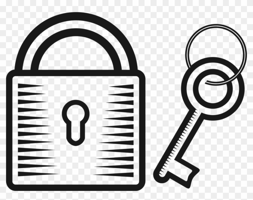 Keys And Locks Keys And Locks Skeleton Key Padlock - Lock Clipart - Png Download