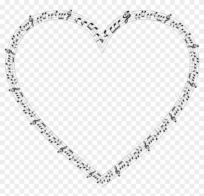 This Free Icons Png Design Of Musical Heart Clipart #85586