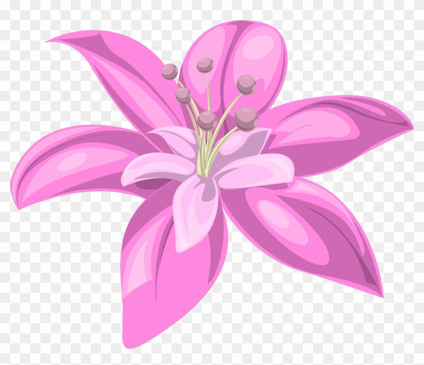 Purple Pink Flower Png , Png Download Clipart