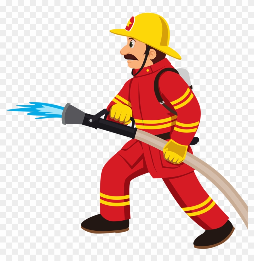 Firemen Clipart - Fire Fighter Clipart Png Transparent Png