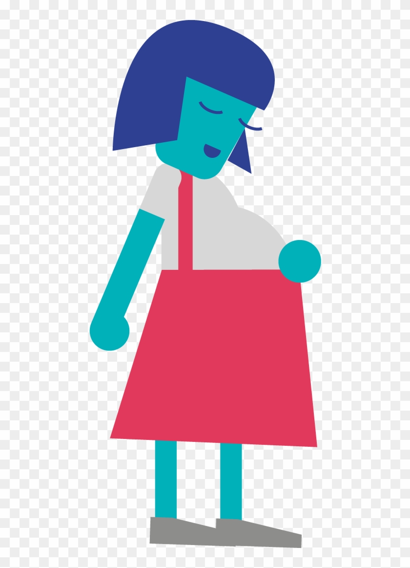 Get Support From Your Midwife - Illustration Clipart #85704