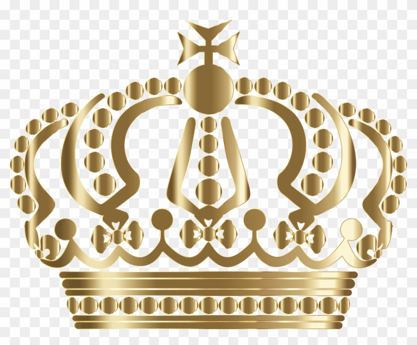 Gold German Imperial Crown No Background Svg Free - Transparent Background Gold Crown Clipart