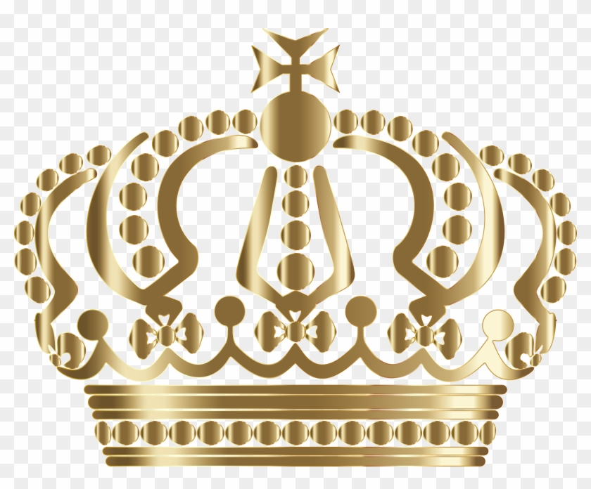 Gold German Imperial Crown No Background Svg Free - Transparent Background Gold Crown Clipart #85789