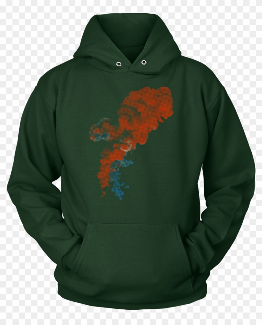 Red Smoke Hoodie - Shirt Clipart